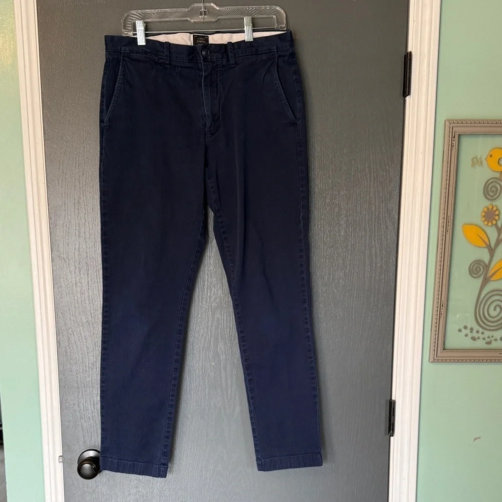 J. Crew Men's Navy Chino Pants